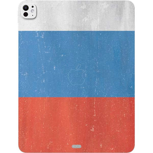Russian Flag Distressed iPad Pro 13in M4 (2024) Skin